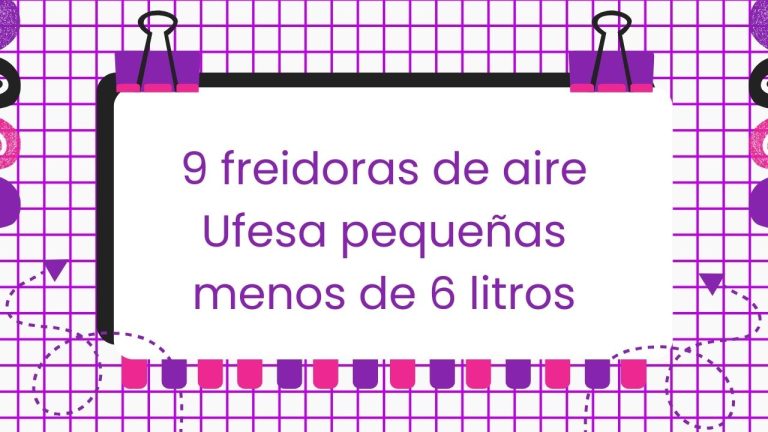 Freidoras de aire Ufesa pequeñas