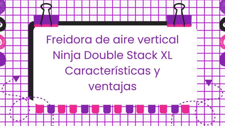 Freidora de aire vertical Ninja Double Stack XL