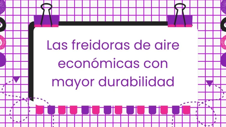 Freidoras de aire económicas y duraderas